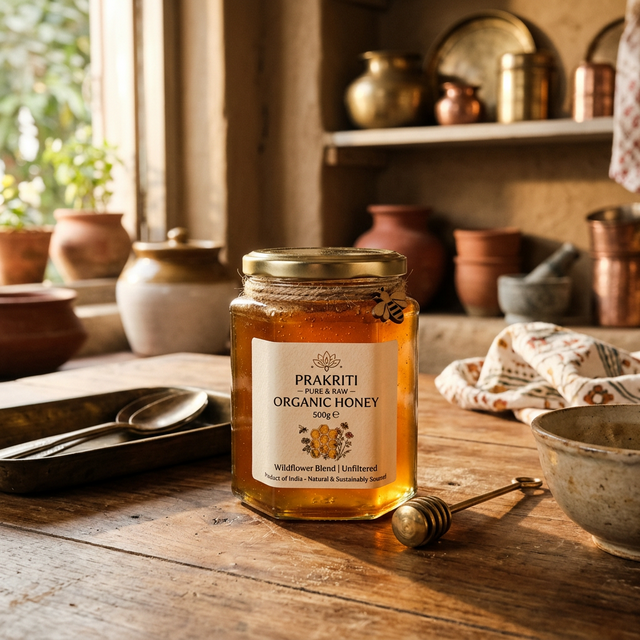Raw Organic Honey 500g